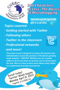 cuebc twitter week 2013